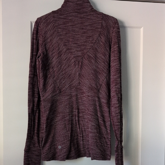 Lululemon Quarter-Zip Top - Maroon and Pink - Picture 4 of 6